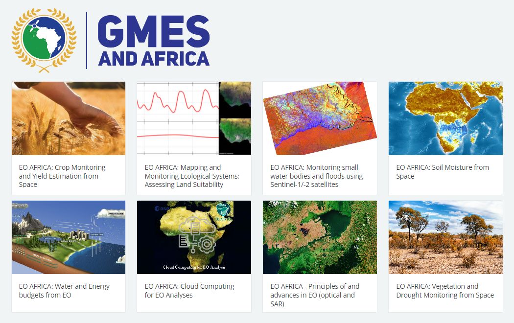Announcing the Training Modules at the GMES AND AFRICA